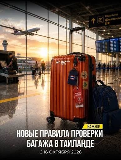 В АЭРОПОРТАХ ТАИЛАНДА ЧЕМОДАНЫ БУДУТ ВСКРЫВАТЬ БЕЗ ИХ ВЛАДЕЛЬЦЕВ