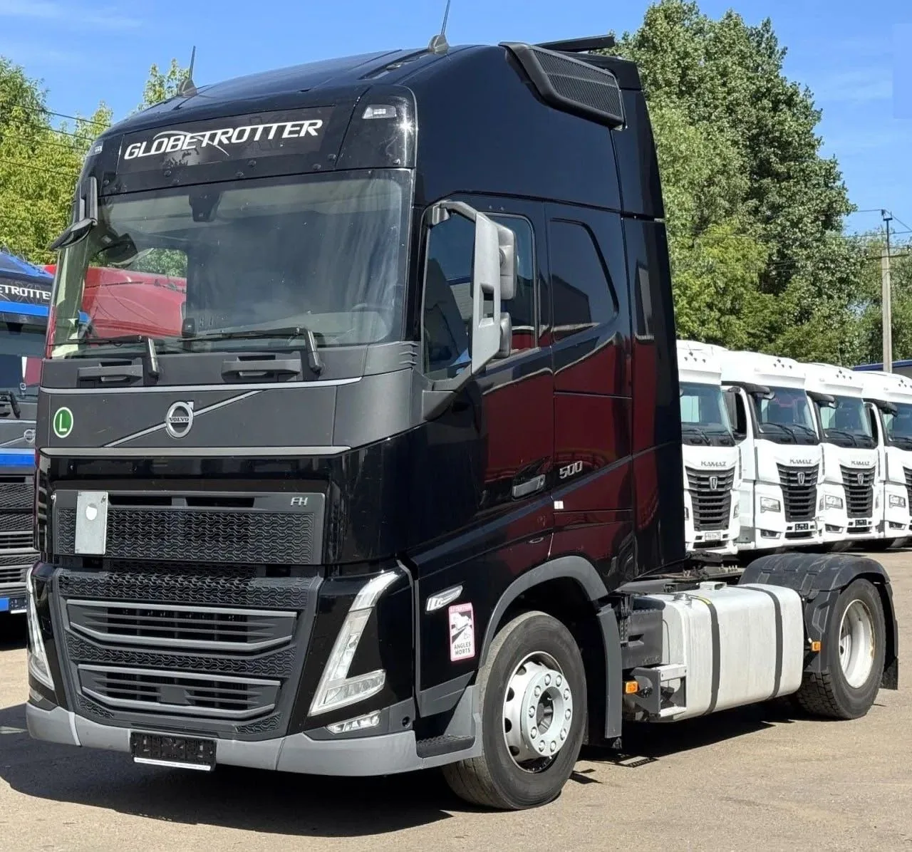 🔥 Вполне ещё бодрый и моложавый тягач 4x2 VOLVO FH500 X только что прикатил из Европы.