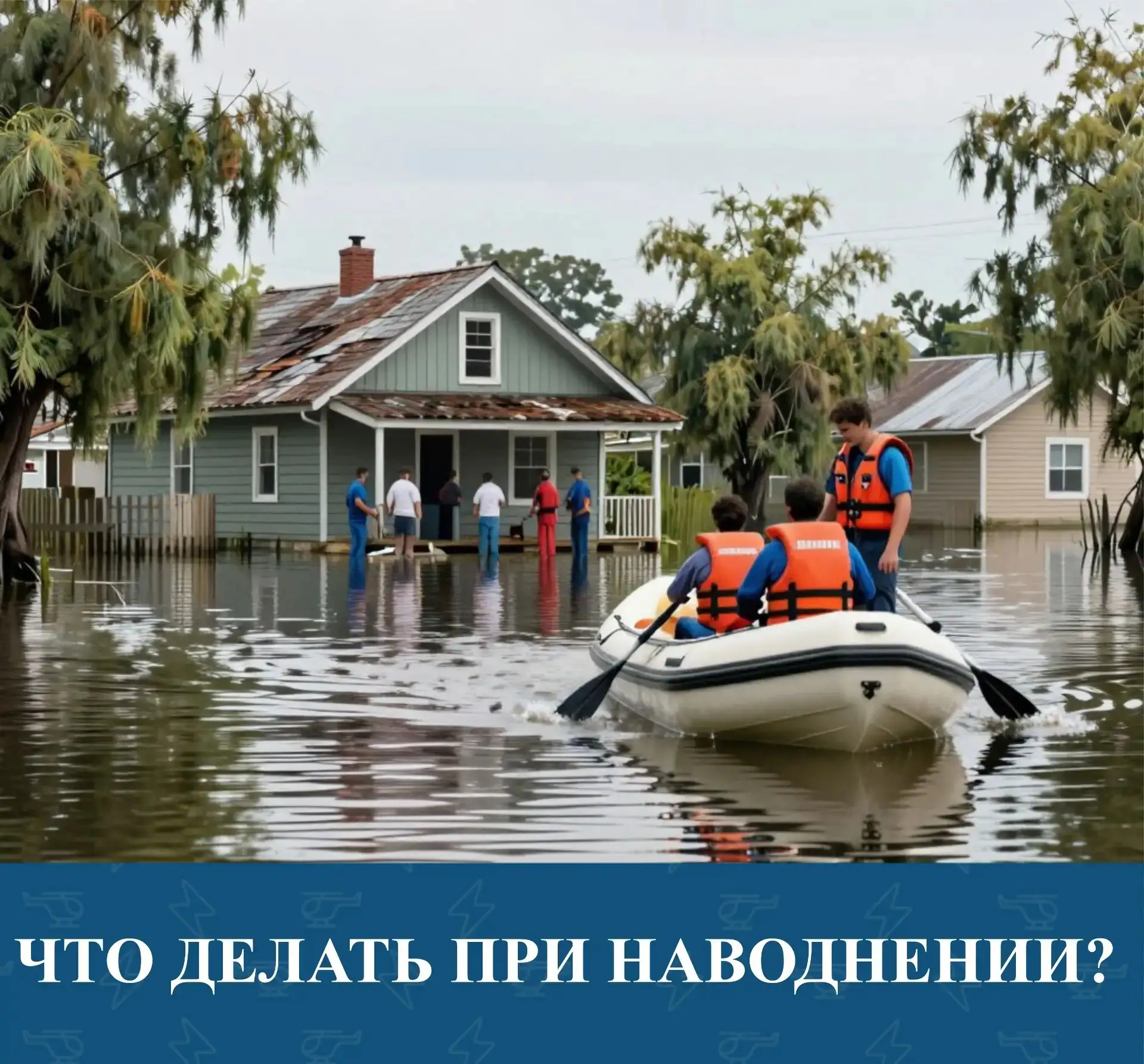 🔺МЧС Кабардино-Балкарии напоминает: Что делать при наводнении?