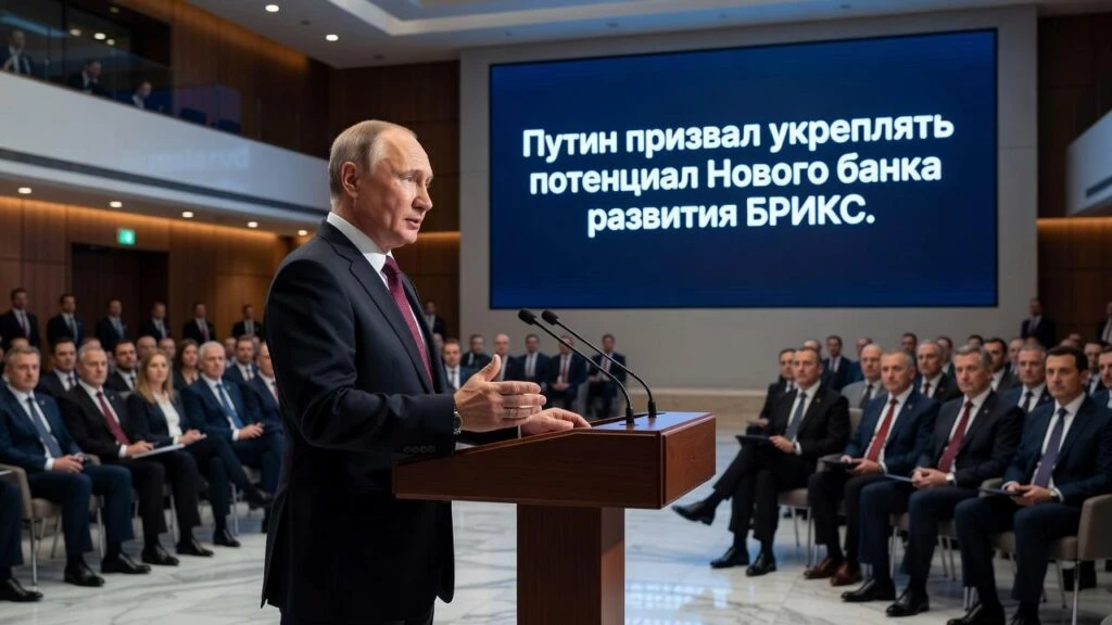 📰 Путин призвал укреплять потенциал Нового банка развития БРИКС