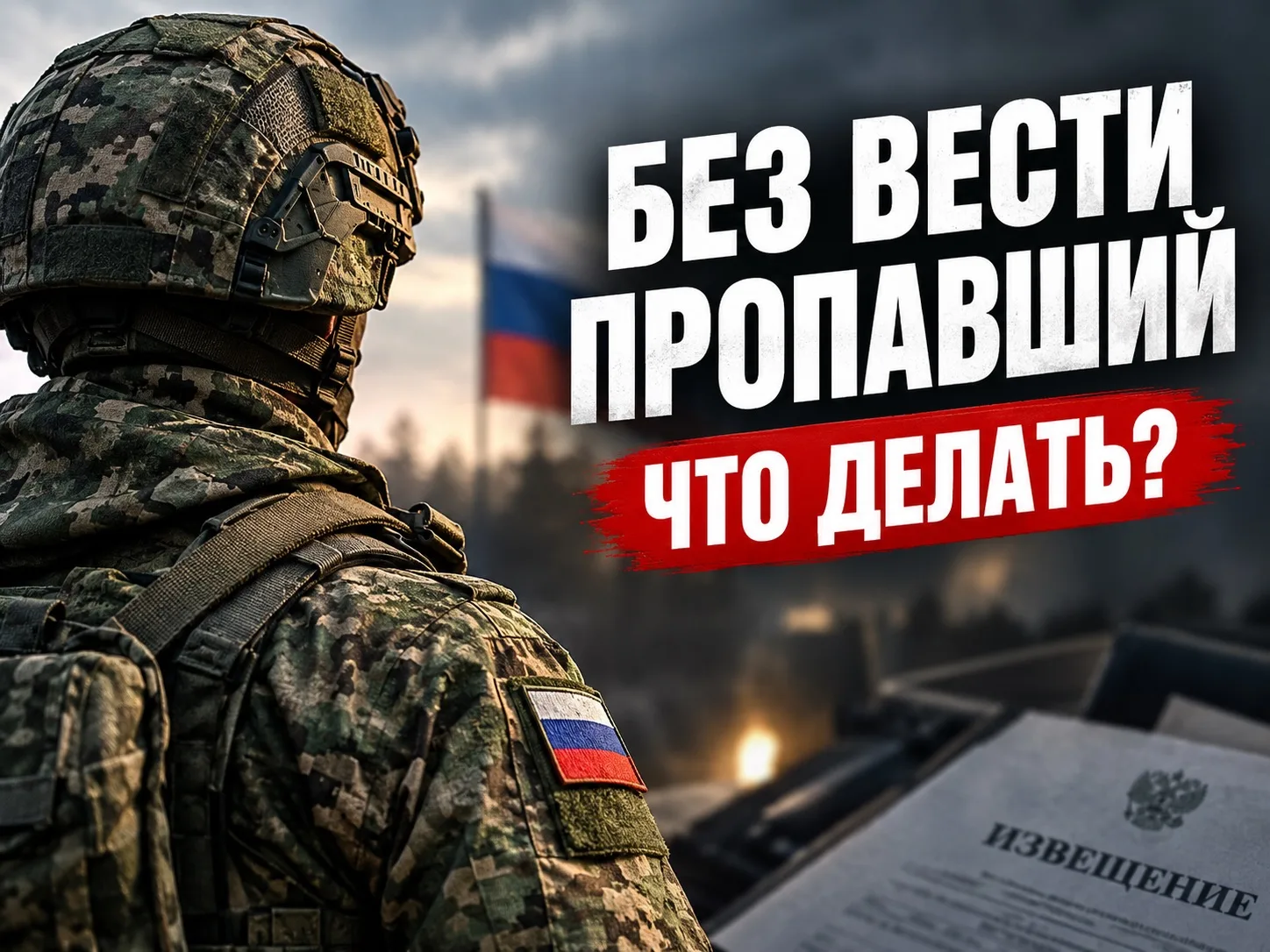 🚨 ПОЛУЧИЛИ ИЗВЕЩЕНИЕ: ВАШЕМУ БОЙЦУ ПРИСВОЕН СТАТУС «БЕЗ ВЕСТИ ПРОПАВШИЙ»? НЕ ОСТАНАВЛИ...
