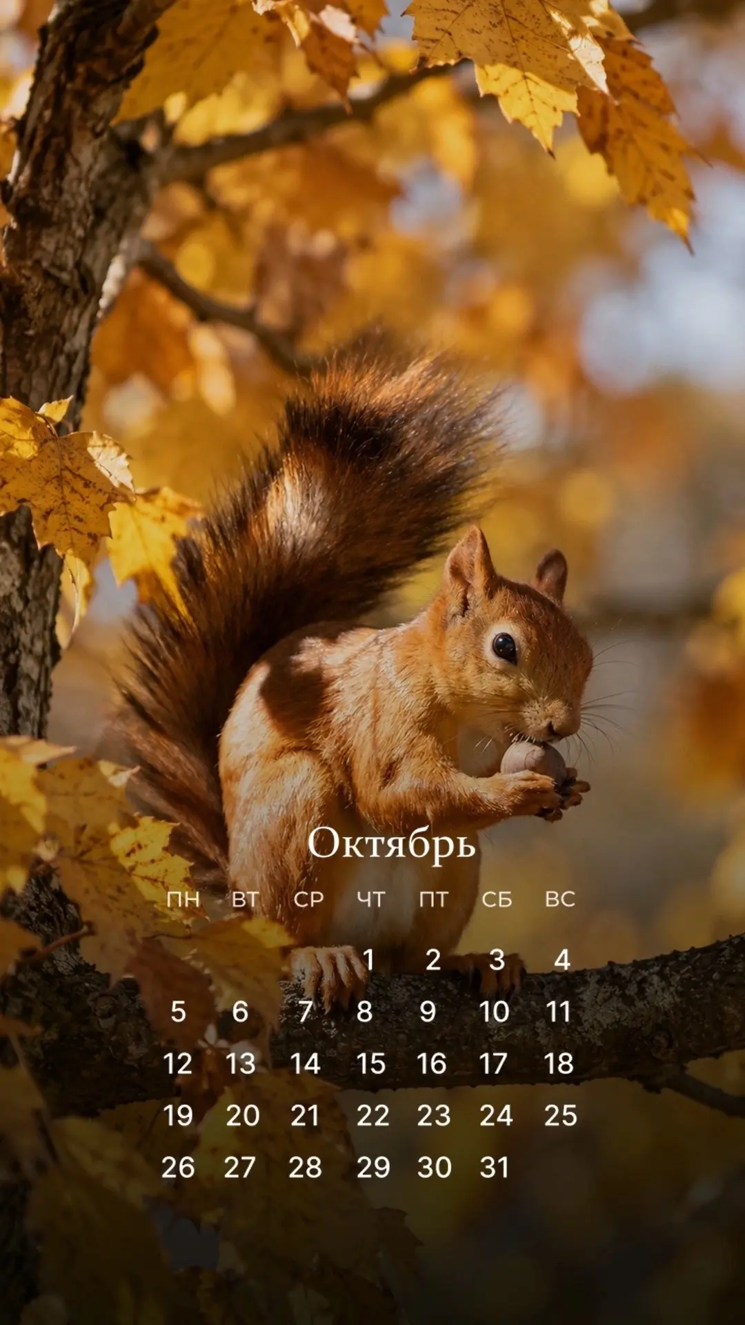 🍂Встречаем октябрь — месяц золотой осени!