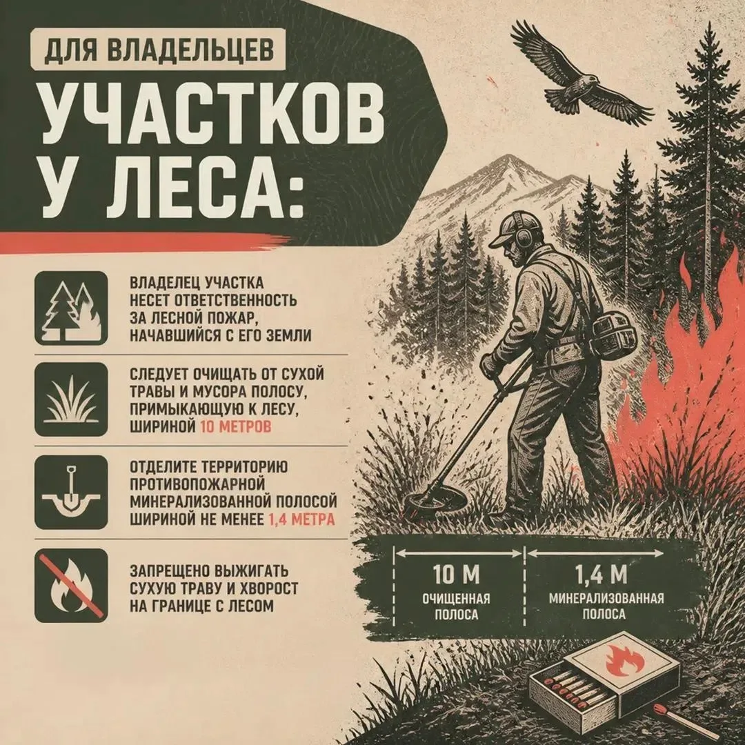 С 15 апреля по 20 октября в Кузбассе действует пожароопасный период.