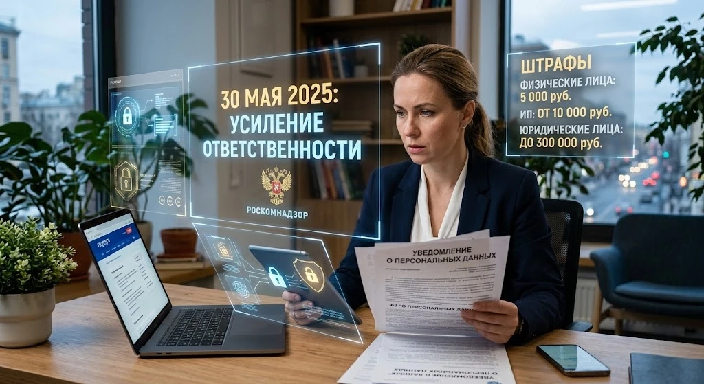Штрафы до 300 тысяч рублей: а вы подали вовремя уведомление о ПД?