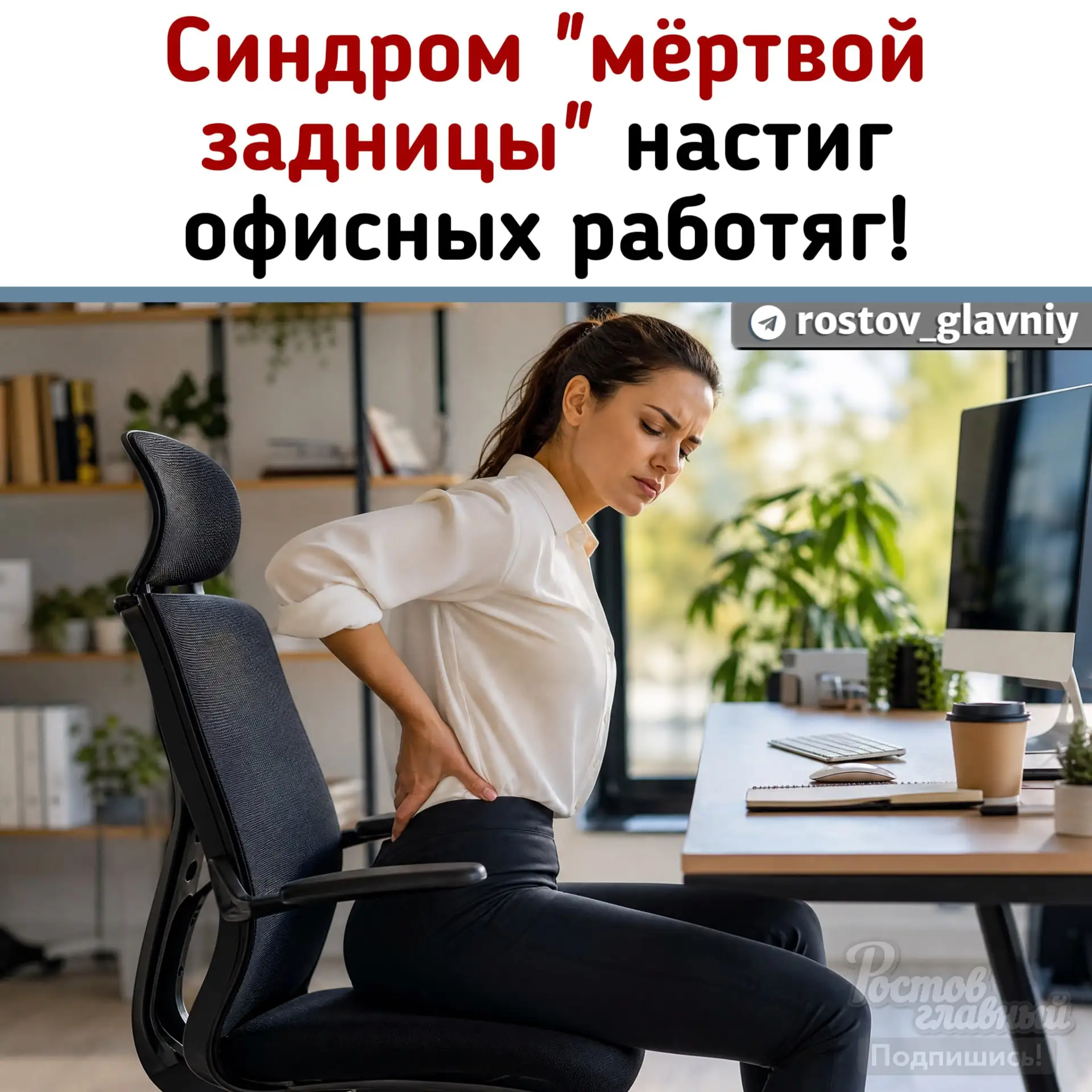 🍑 Ваша попа — ВСЁ: синдром "мёртвой задницы" — серьёзная проблема, которую выявляют у людей с сидяч