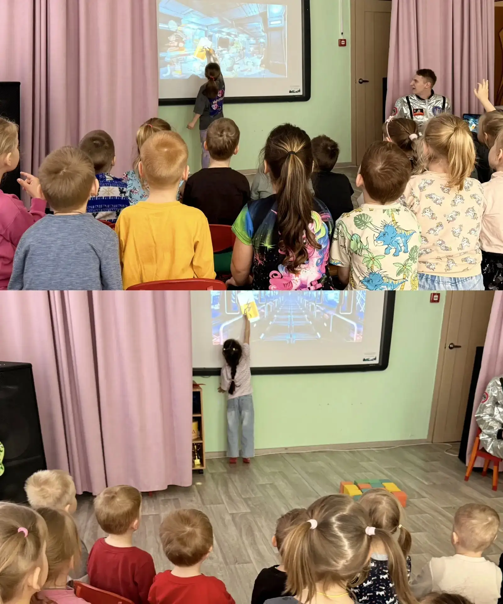Для ребят центра развития ребенка-детский сад «Звездочка» прошла развлекательная программа «Космичес