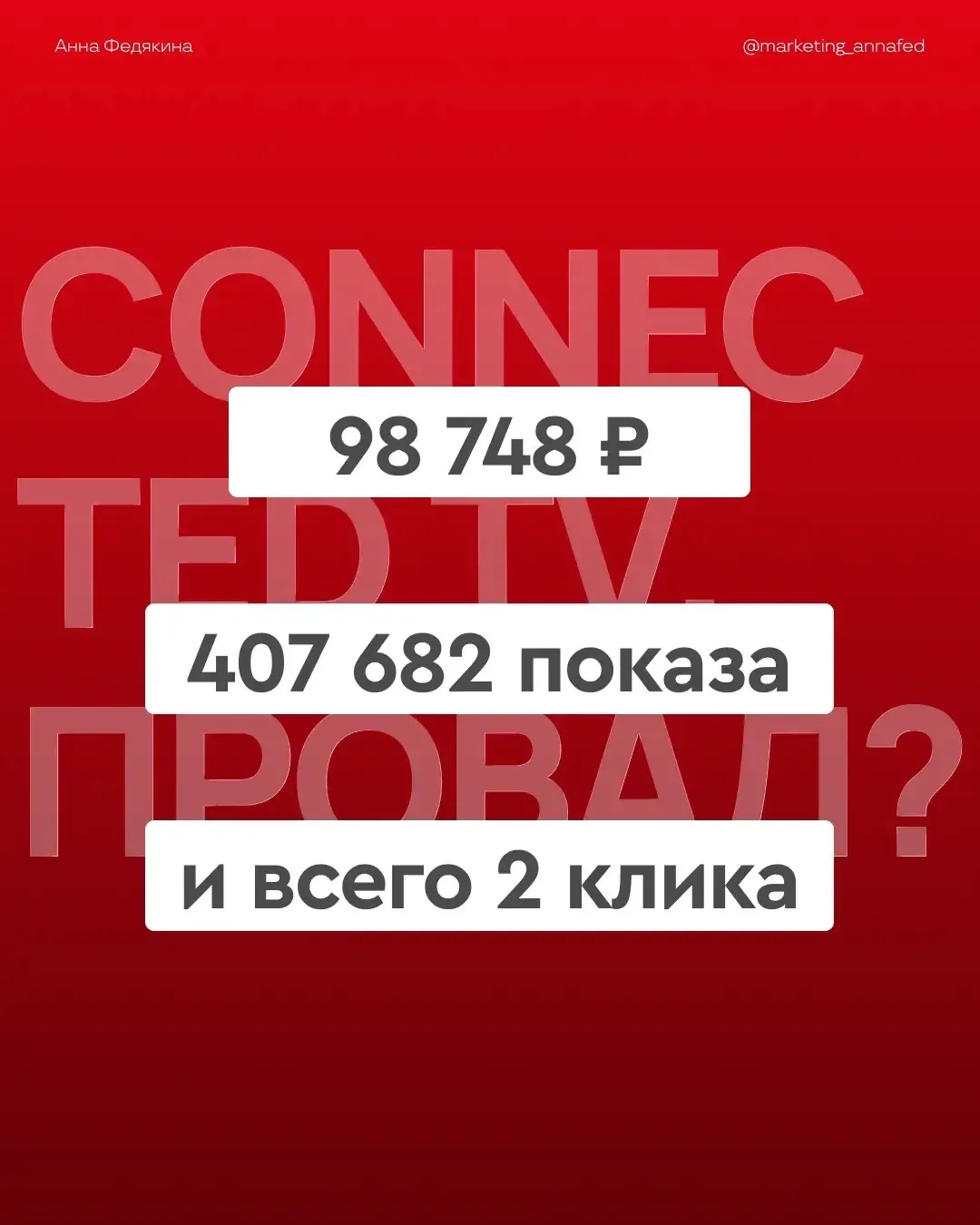Реклама на ТВ: почему 2 клика — это успех