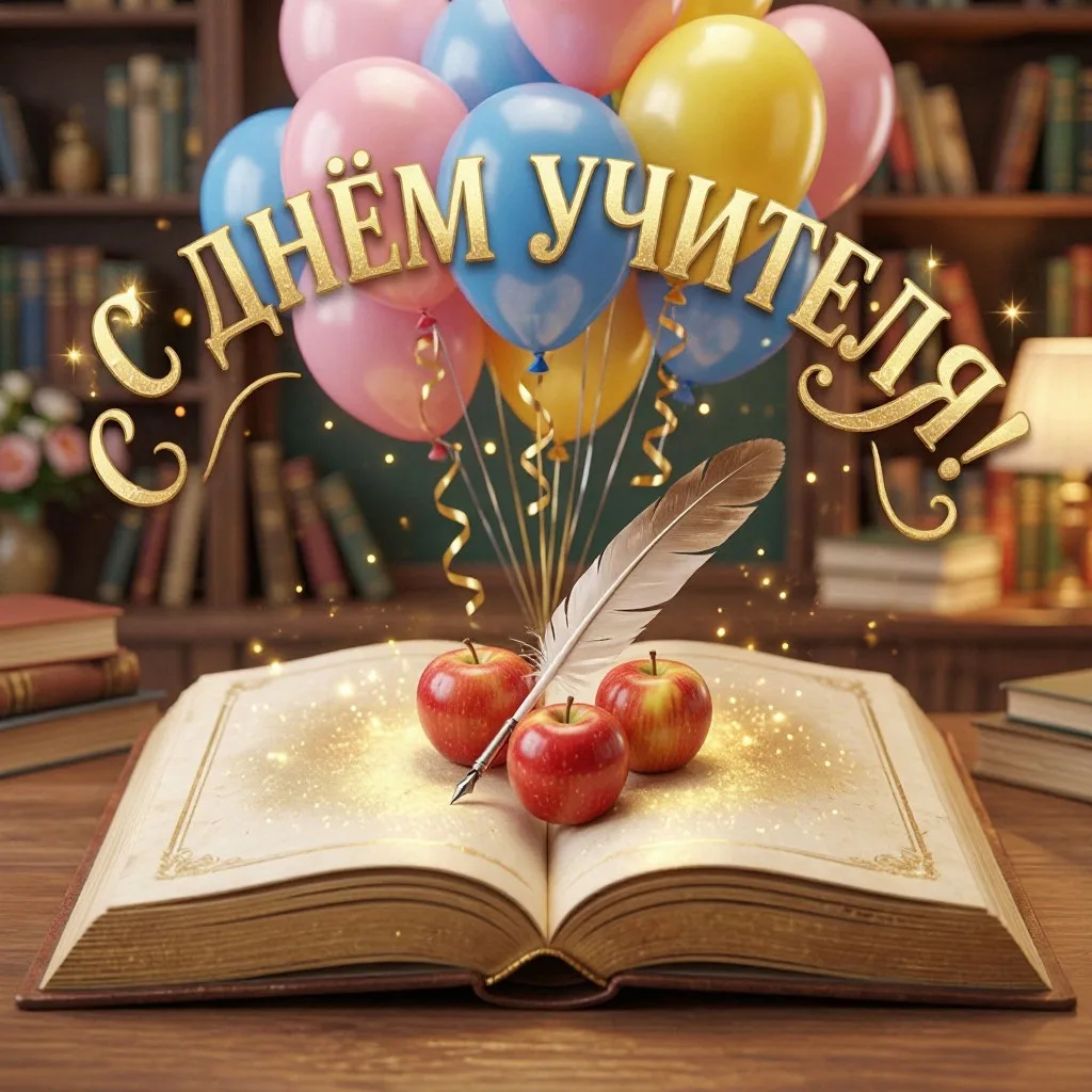 С Днём учителя, проводники в мир знаний! 📚