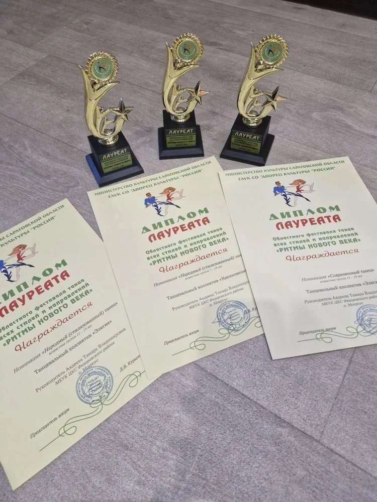 🏆 Два детских танцевальных коллектива Федоровского района стали лауреатами итогового о...