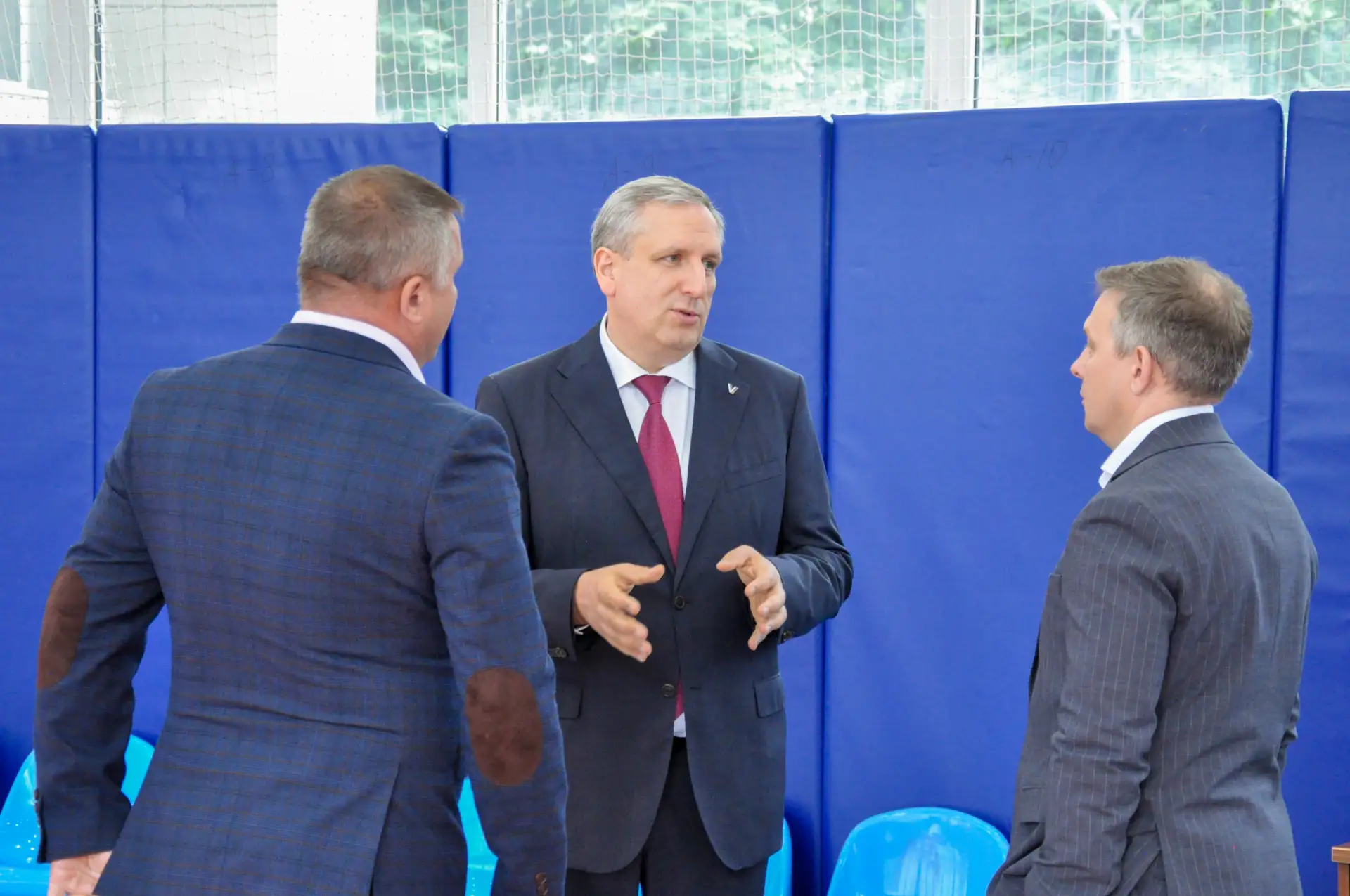 Председатель СПбИК Максим Мейксин вместе с техническим директором ПАО «Ростелеком» Константином Маев