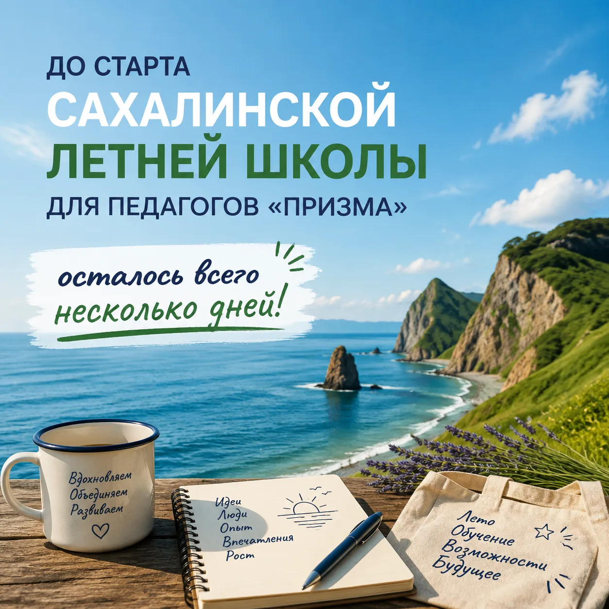 💎 Готовьтесь, учителя и воспитатели Сахалина! До старта областной летней школы для пед...