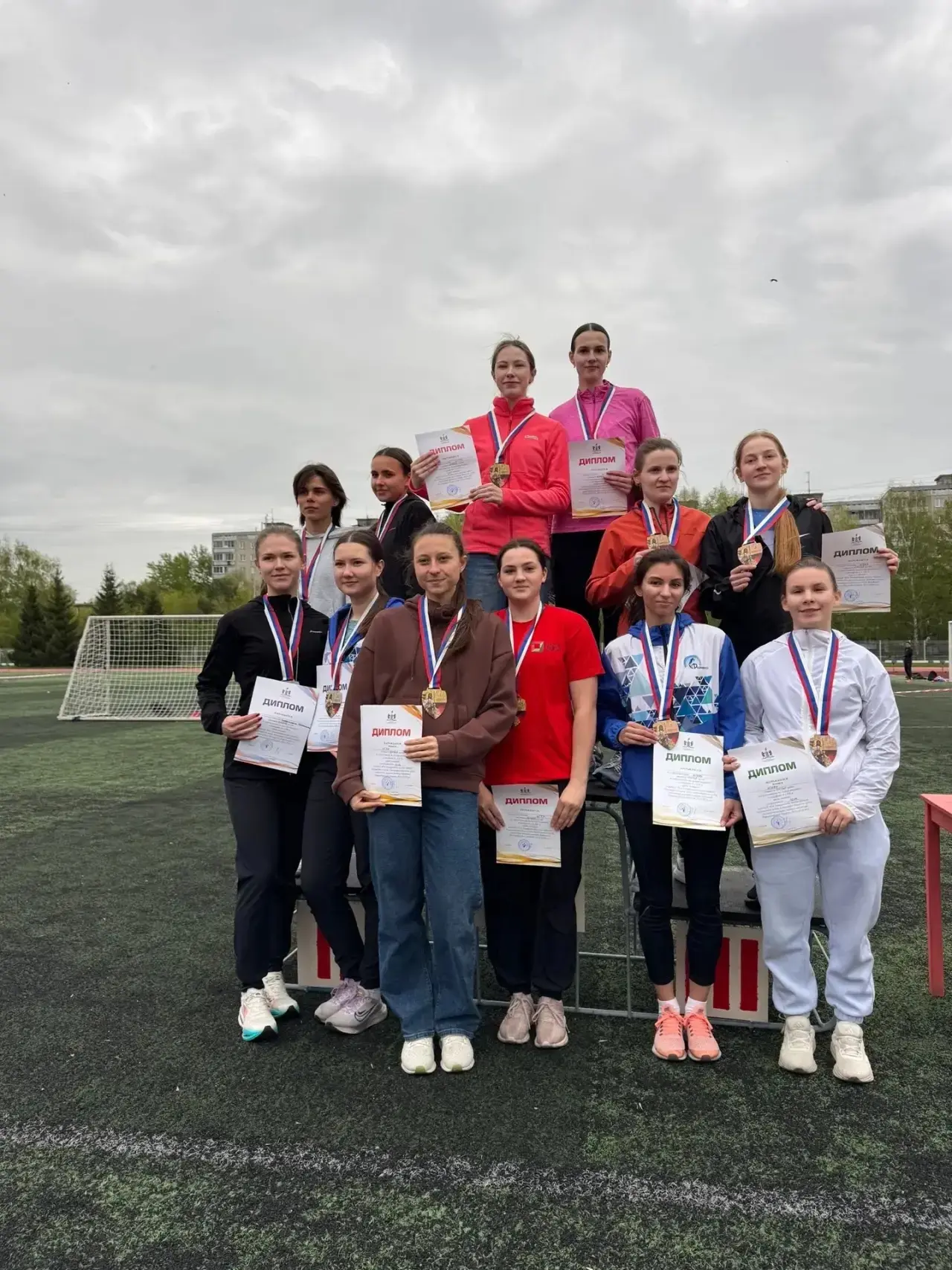 🏆Спортивные достижения легкоатлетов Университета биотехнологий   Прохладный май смогли покорить толь