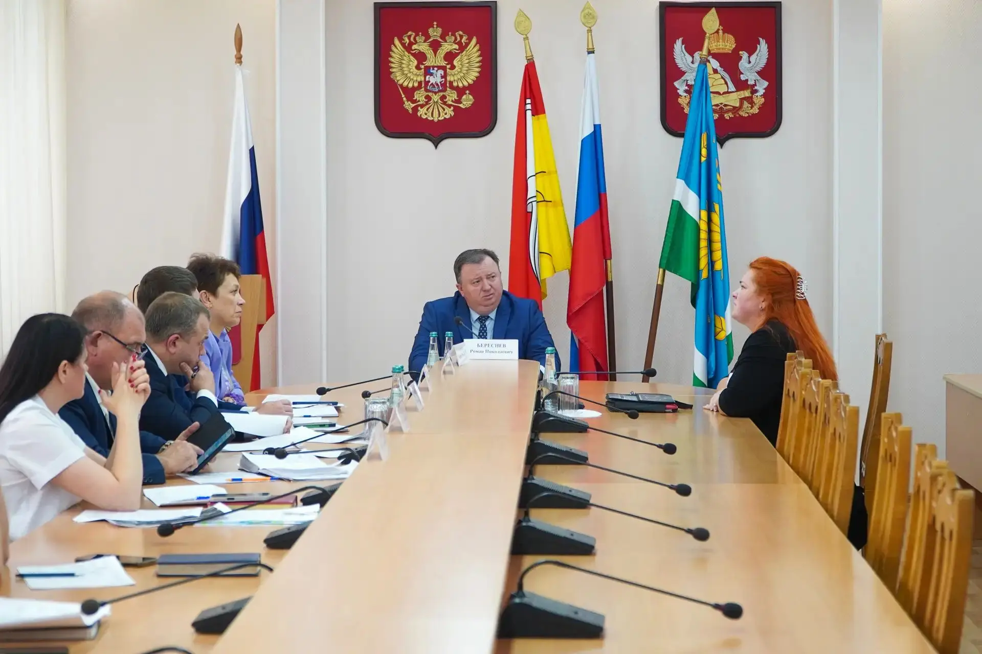 Прием жителей района по личным вопросам провел глава администрации района Роман Береснев