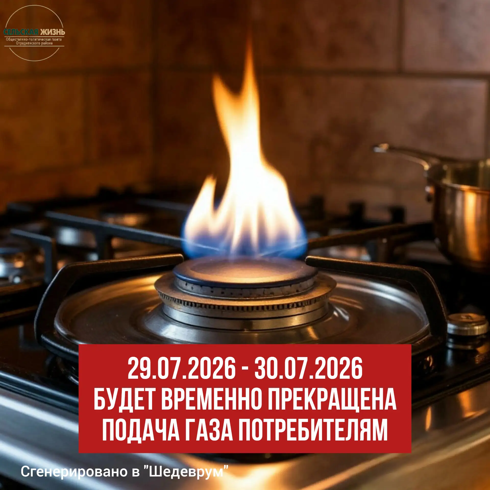 Уважаемые потребители газа!