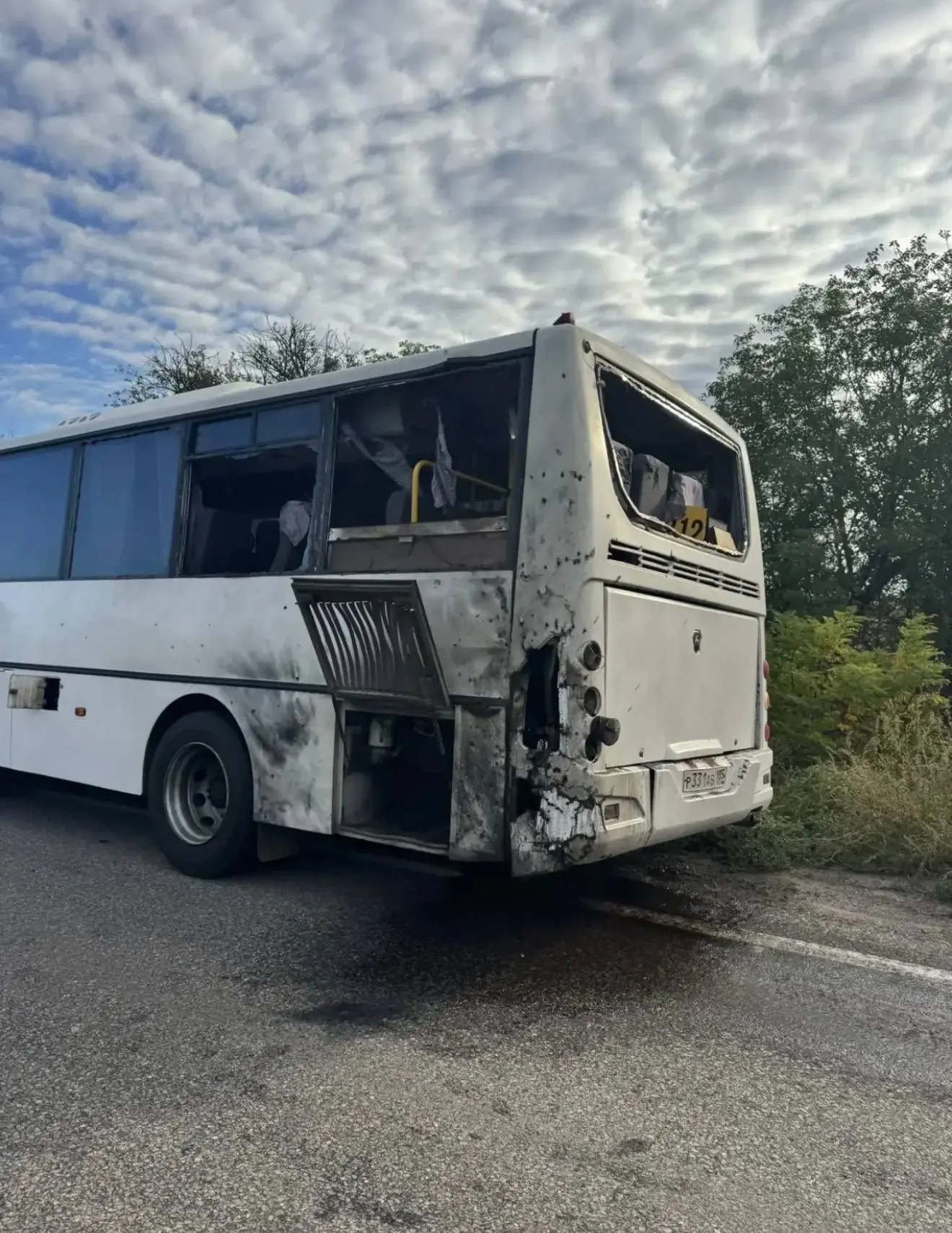 💥🚌Нацисты атаковали рейсовый автобус