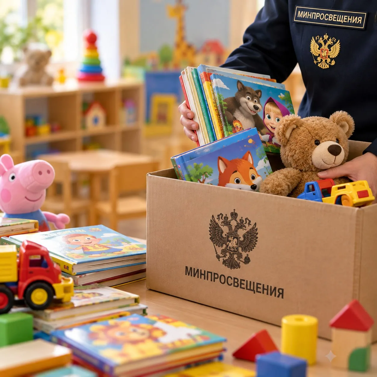 ❗️ Из российских детсадов уберут все книги, мультики и игры, которые не одобрены Минпро...