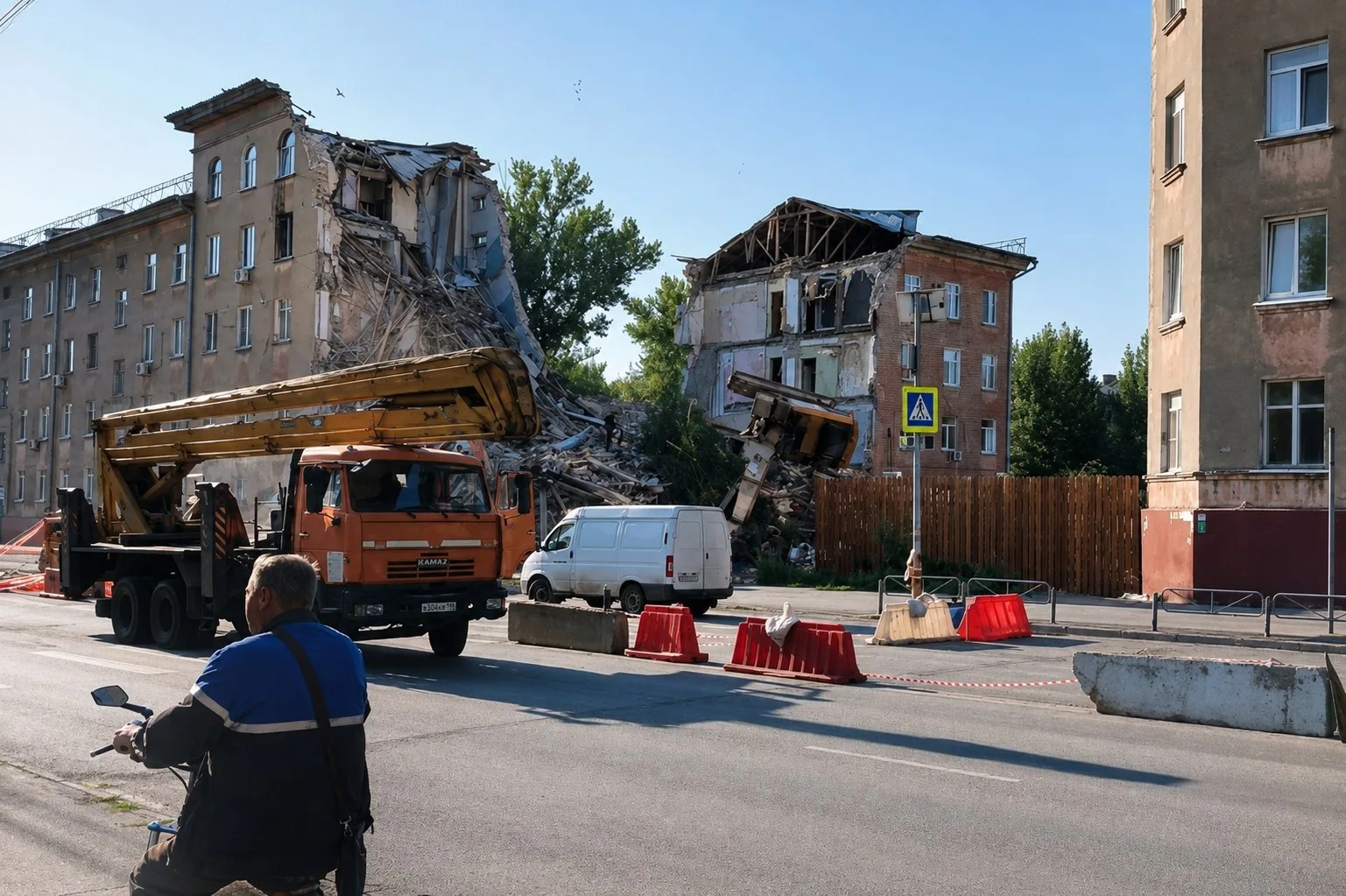 Жильцы трёх подъездов частично рухнувшего аварийного дома на Крымской вернулись в кварт...