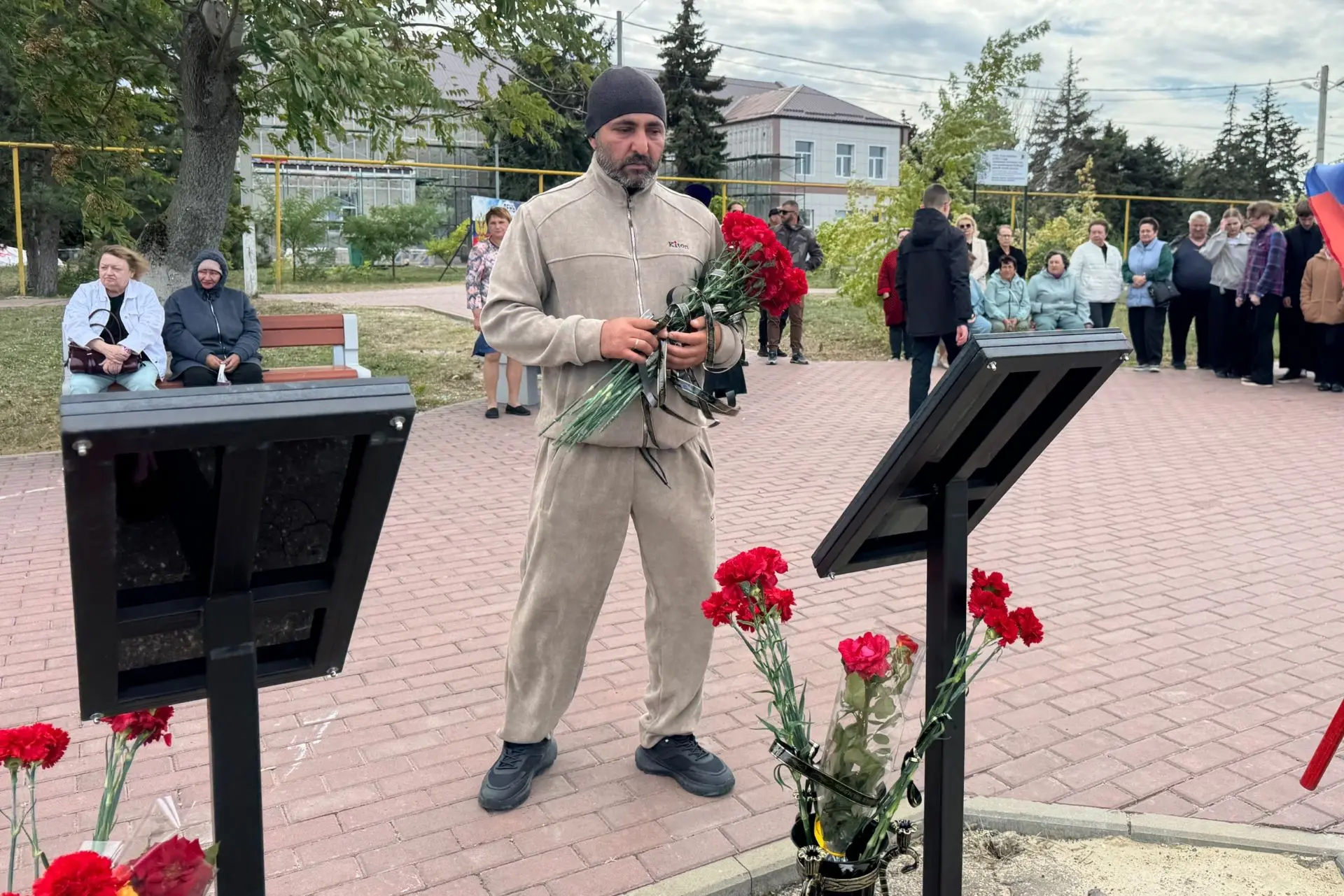 🙏В селе Кухаривке Ейского района открыли Аллею Памяти