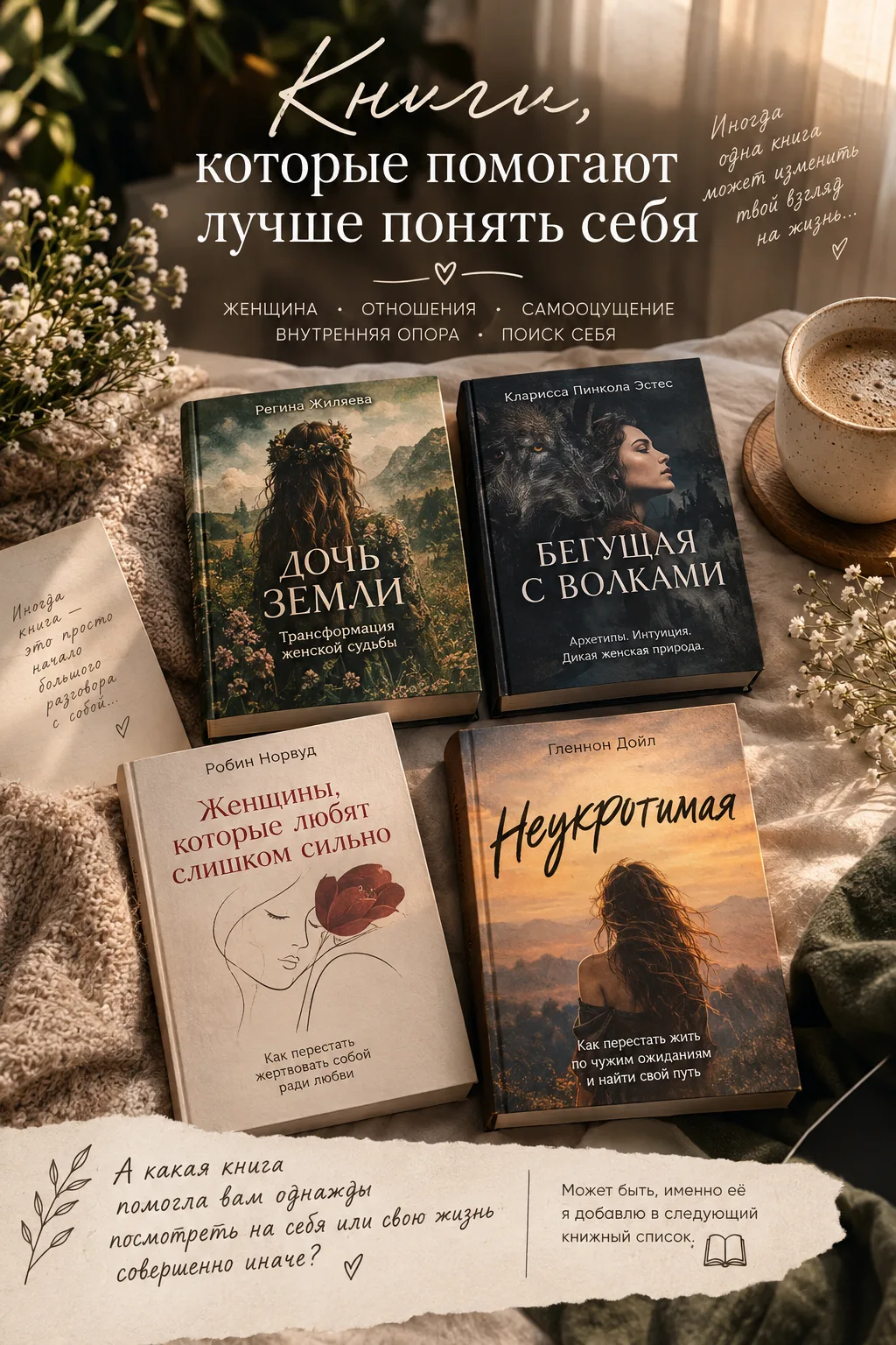 🌿 Книги, которые помогают лучше понять себя