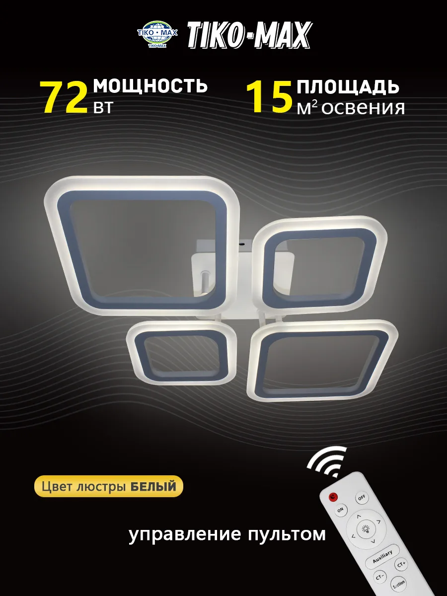 【Дистанционное управление и регулировка яркости】Этот светодиодный потолочный светильник поставляется