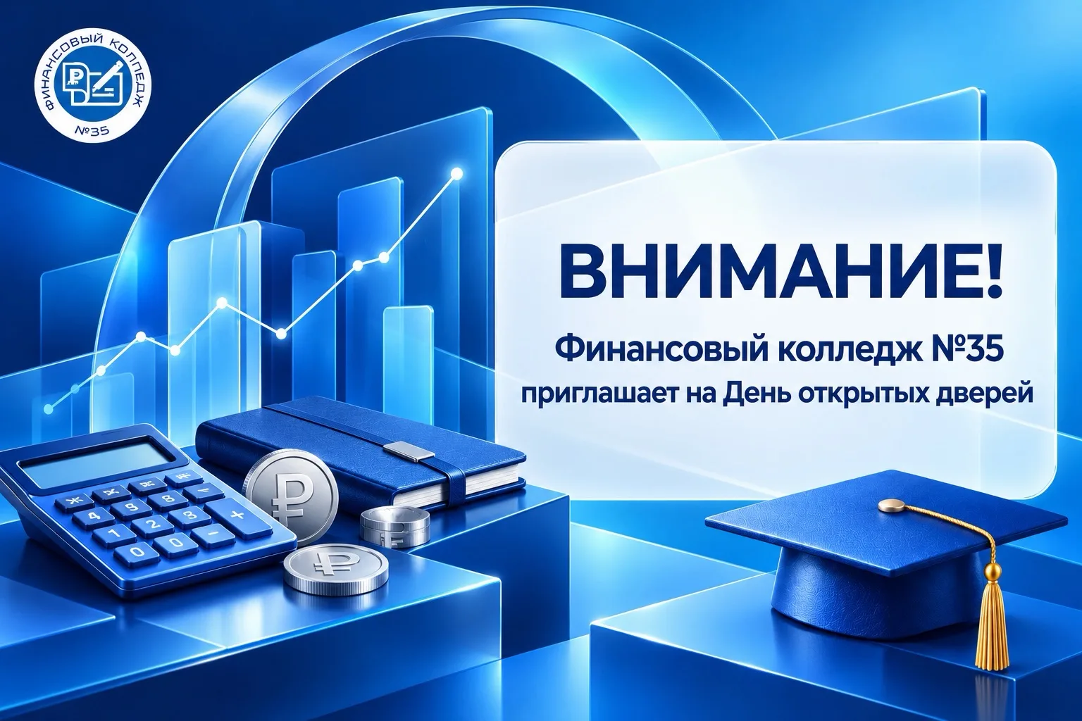 Стань финансистом будущего: День открытых дверей в ФК35! 💰