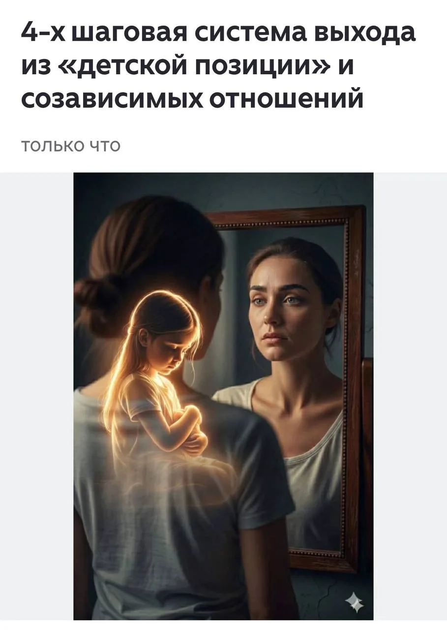 НОВАЯ СТАТЬЯ В ДЗЕН ПРЕМИУМ, которую обещала вам ранее.


Выйти в Предназначение может только тот, к