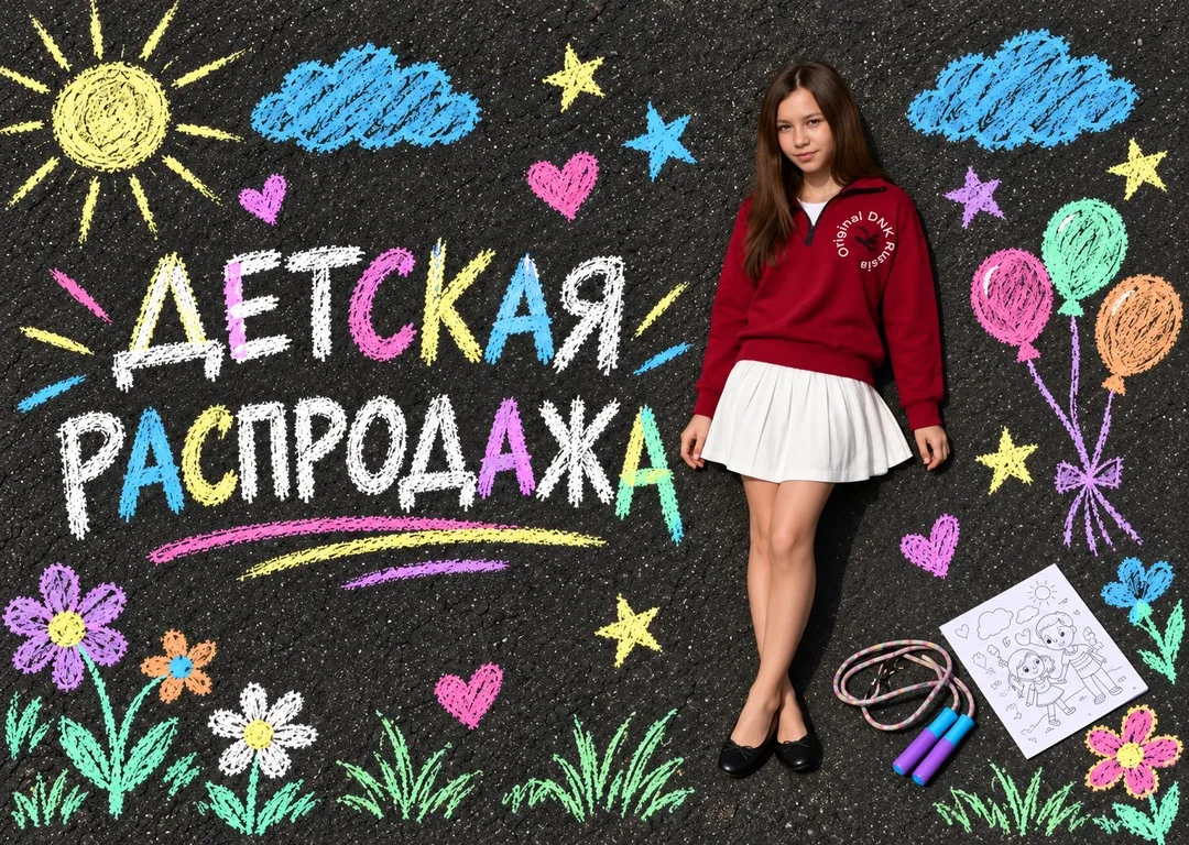 Большая детская распродажа на DNK-RUSSIA.COM скидки до 80%