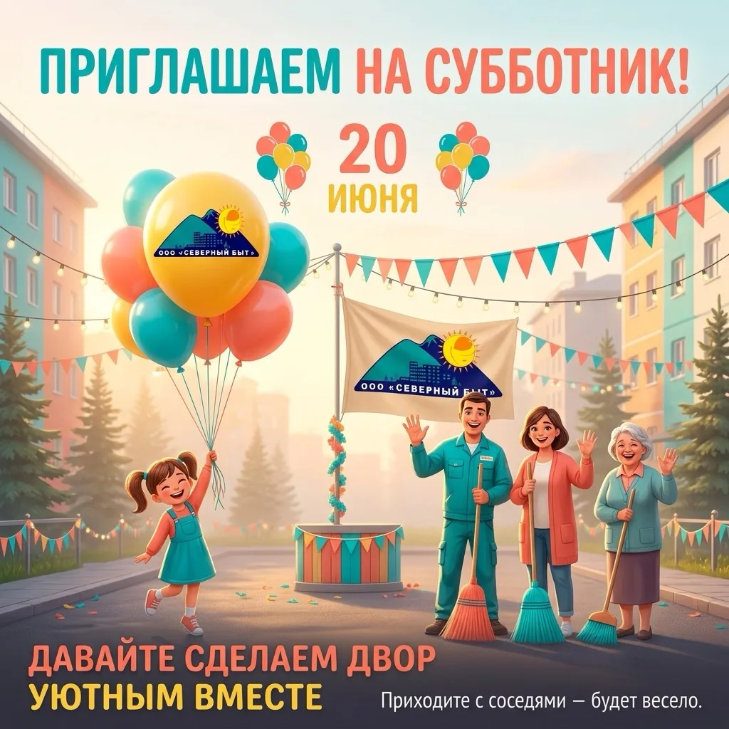 Сделаем наш город чище вместе! ✨

Друзья, уже в эту субботу, 20 июня, мы приглашаем каждого из вас п