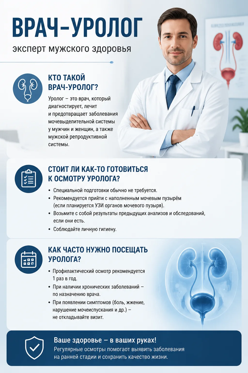 Врач-уролог: ваш надежный гид в мире мужского и женского здоровья! 💙

Давайте будем честны: многие 