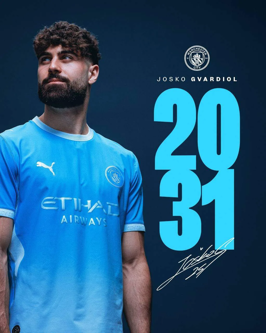 ⚽️✅ Йошко Гвардиол продлил контракт с «Манчестер Сити»

Новое соглашение 24-летнего защитника рассчи
