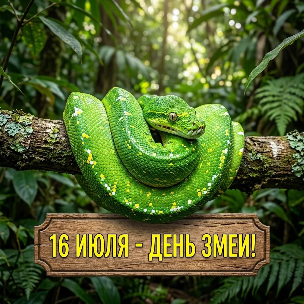 🐍16 июля — Всемирный день змеи!

Сегодня отличный повод вспомнить о существах, которые вызывают у л