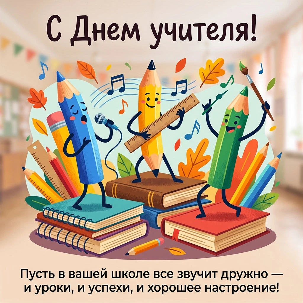 🎉 С Днём учителя, дорогие педагоги! 🎉