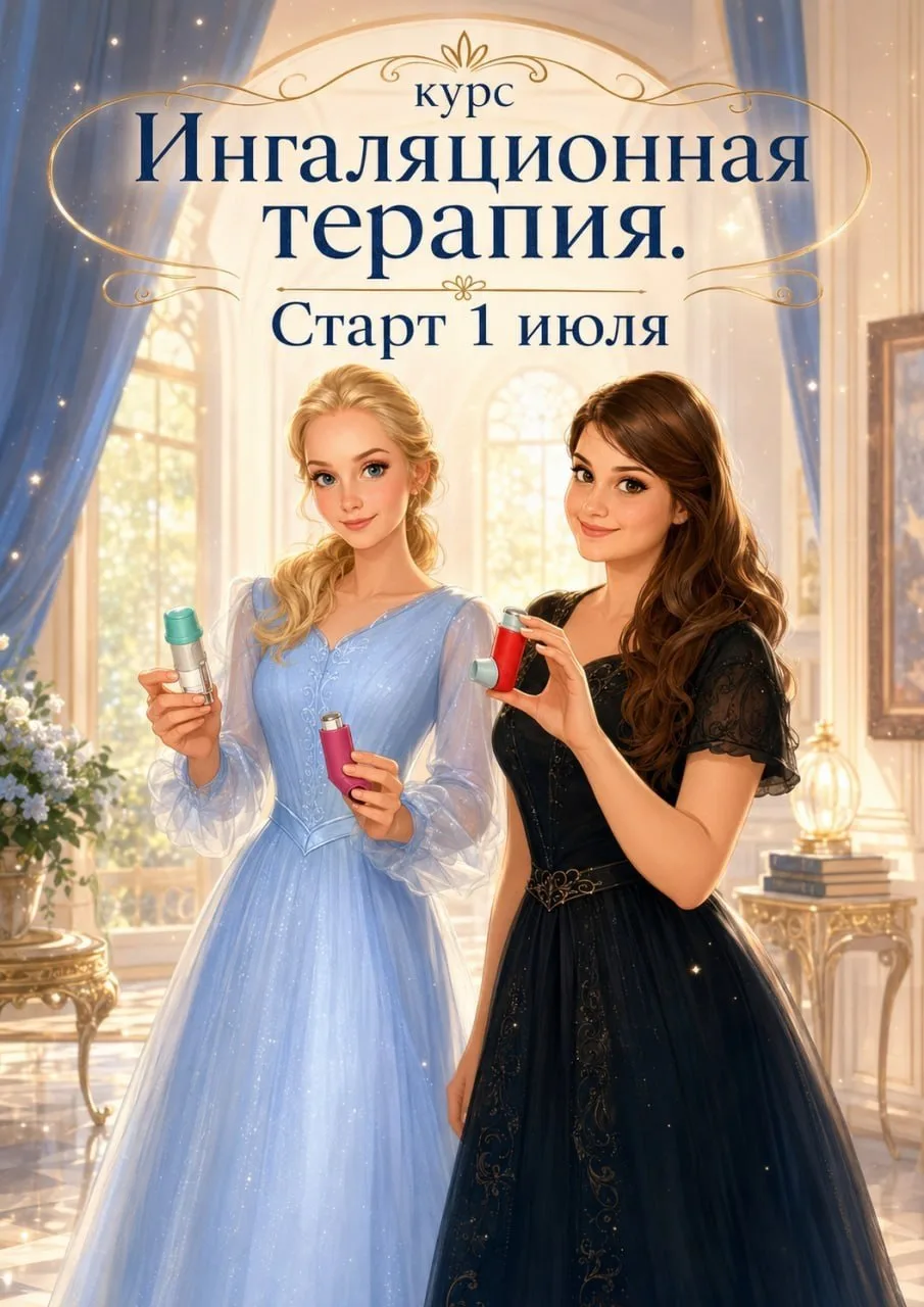 Нежно напоминаем:
Сегодня последний день промокода ЖАВОРОНОК на 2500 на курс «ингаляционная терапия»