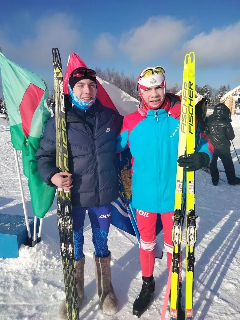 🏆Поздравляем Чемпионов Лежневского района по лыжным гонкам Алексеева Максима на дистан...