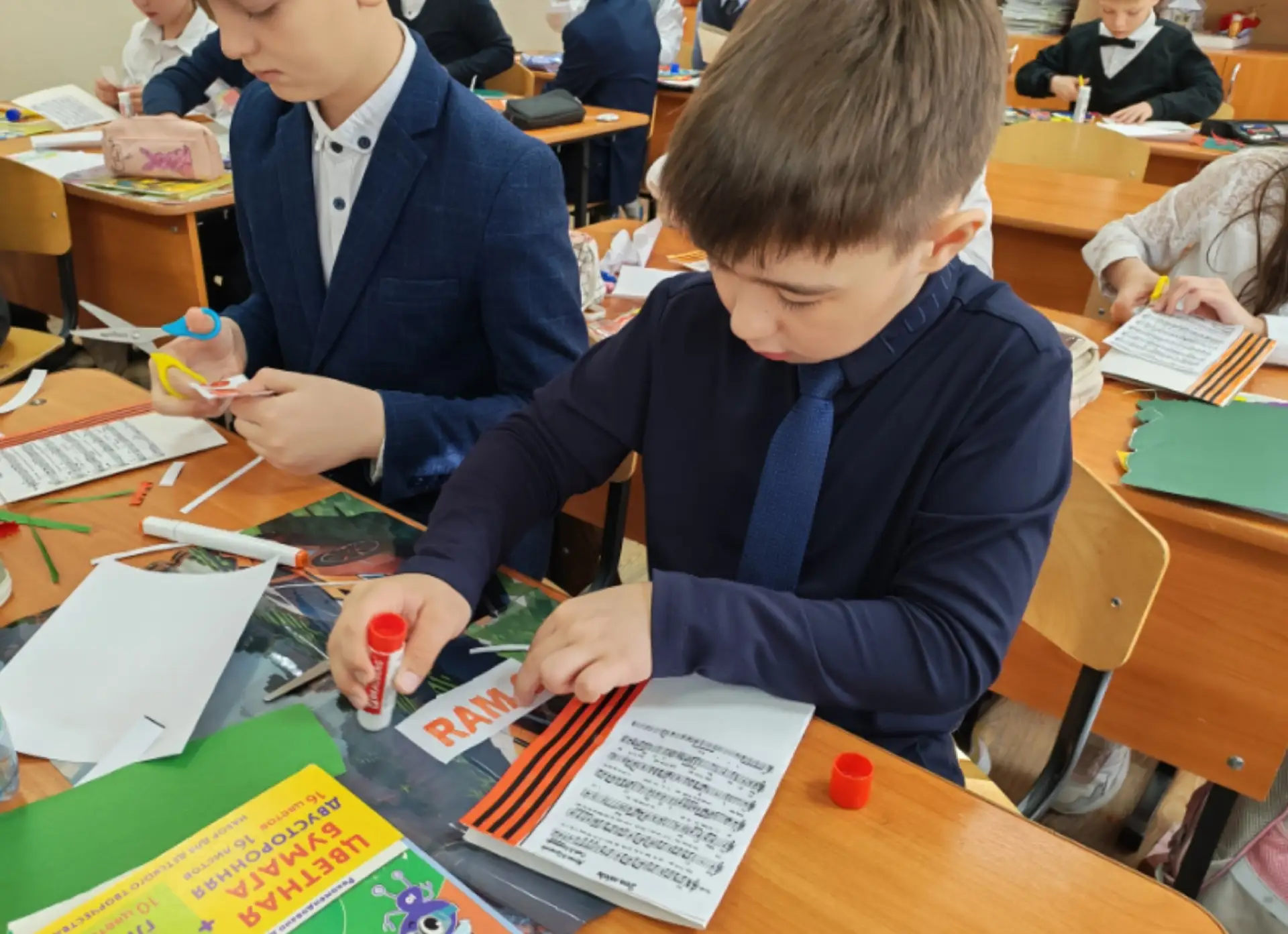 АКЦИЯ «ВНУКИ ПО ПЕРЕПИСКЕ»📨  🗯️В преддверии великого праздника- Дня Победы, обучающиеся МОБУ Гимнази