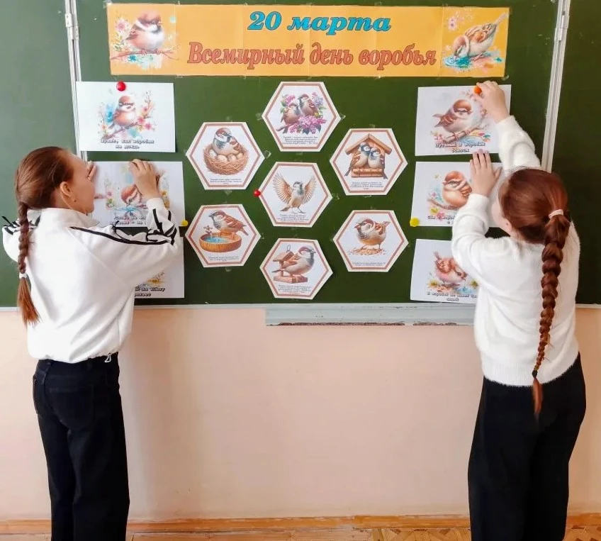🐥20 марта-Всемирный день воробья.