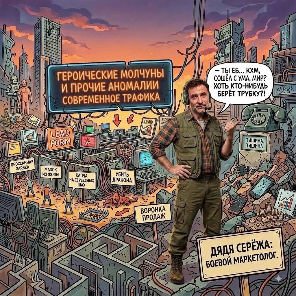 Героические молчуны и прочие аномалии современного трафика 🤡