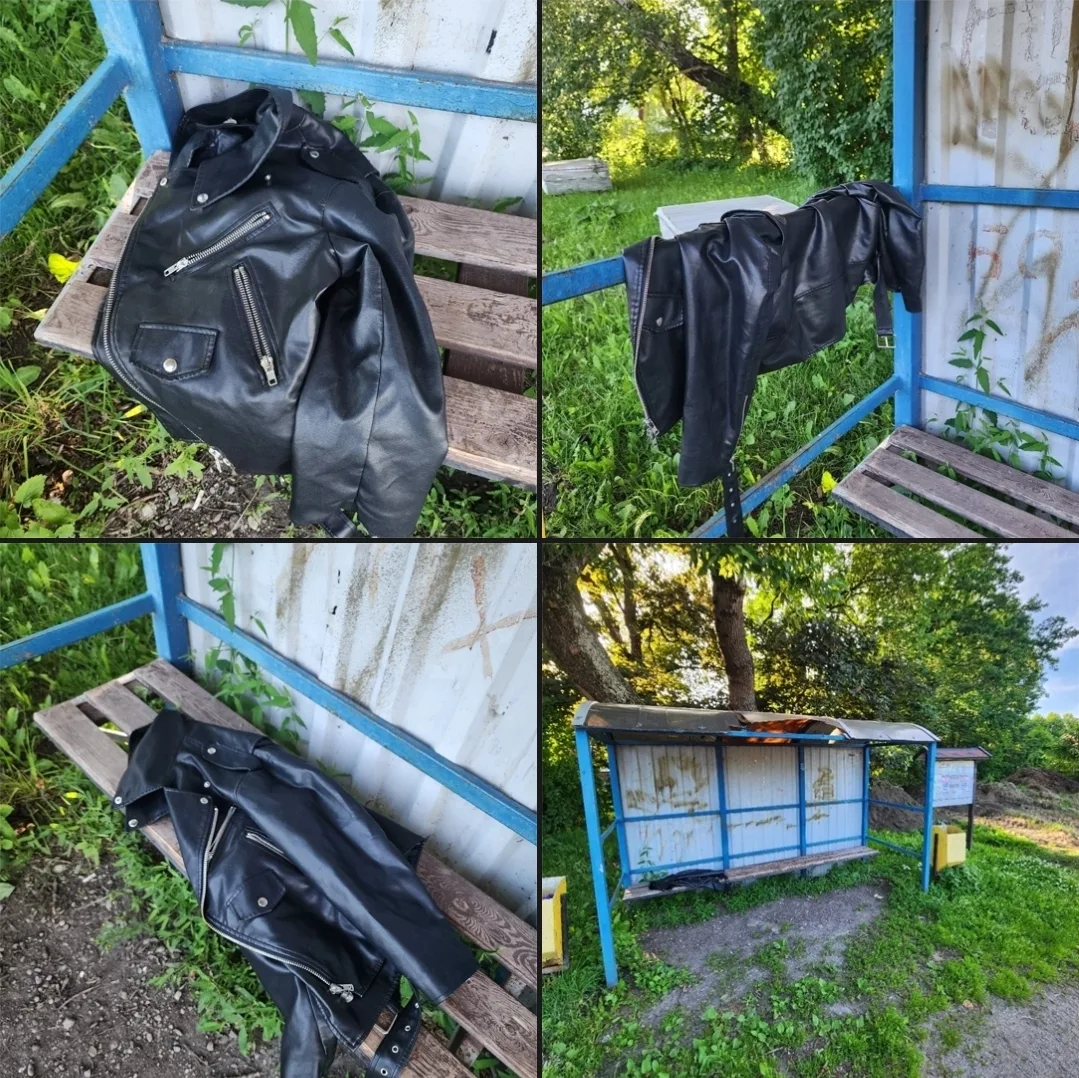 Кто потерял женскую куртку? Полесск. Вокзал. Остановка.