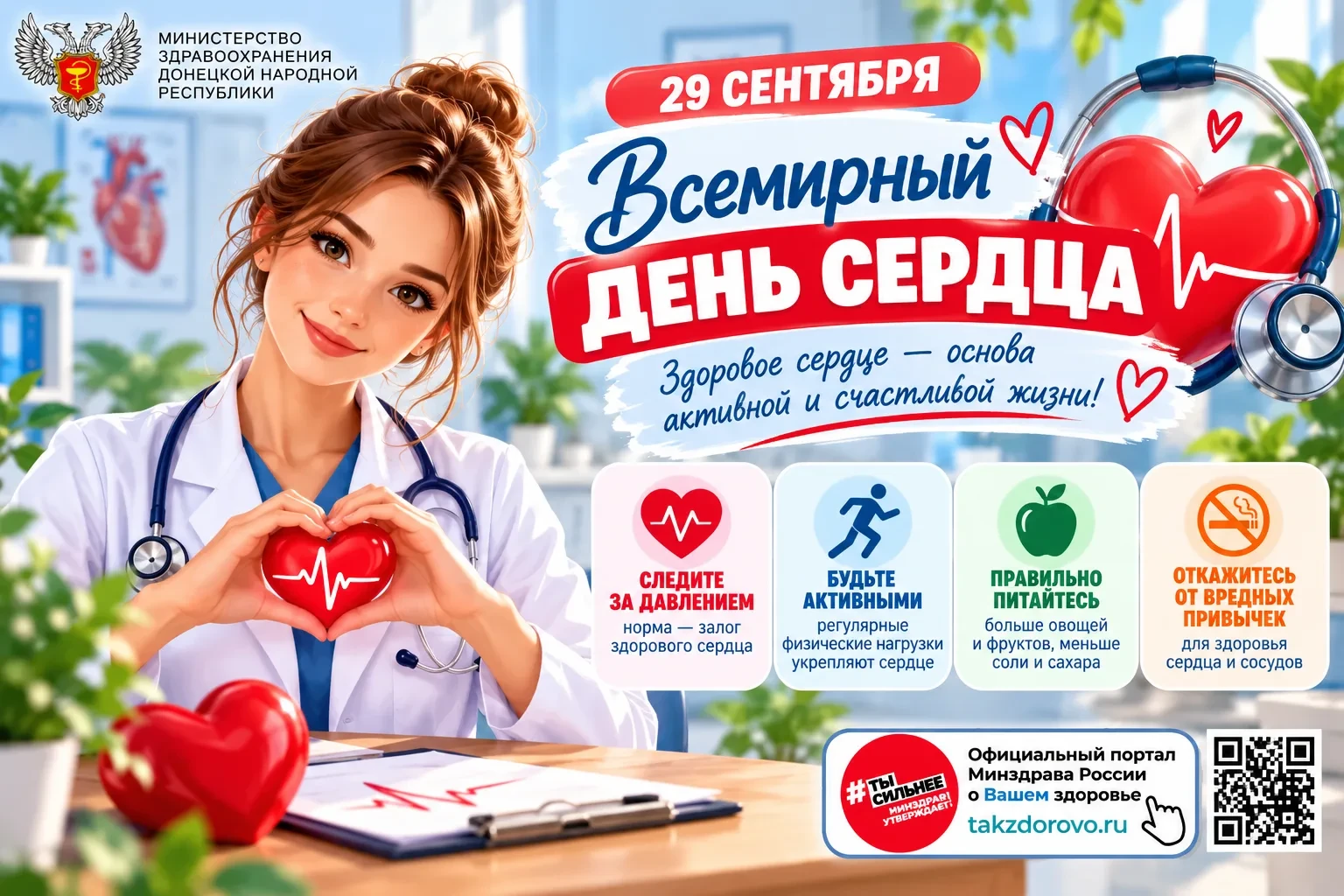 29 сентября — Всемирный день сердца