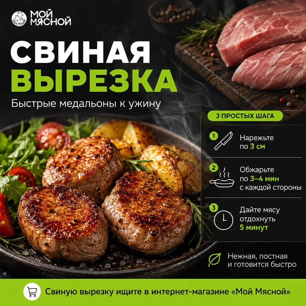 Иногда хороший ужин начинается не со сложного рецепта, а с правильно выбранного мяса.