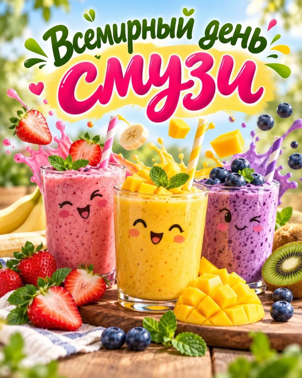 Всемирный день смузи.
