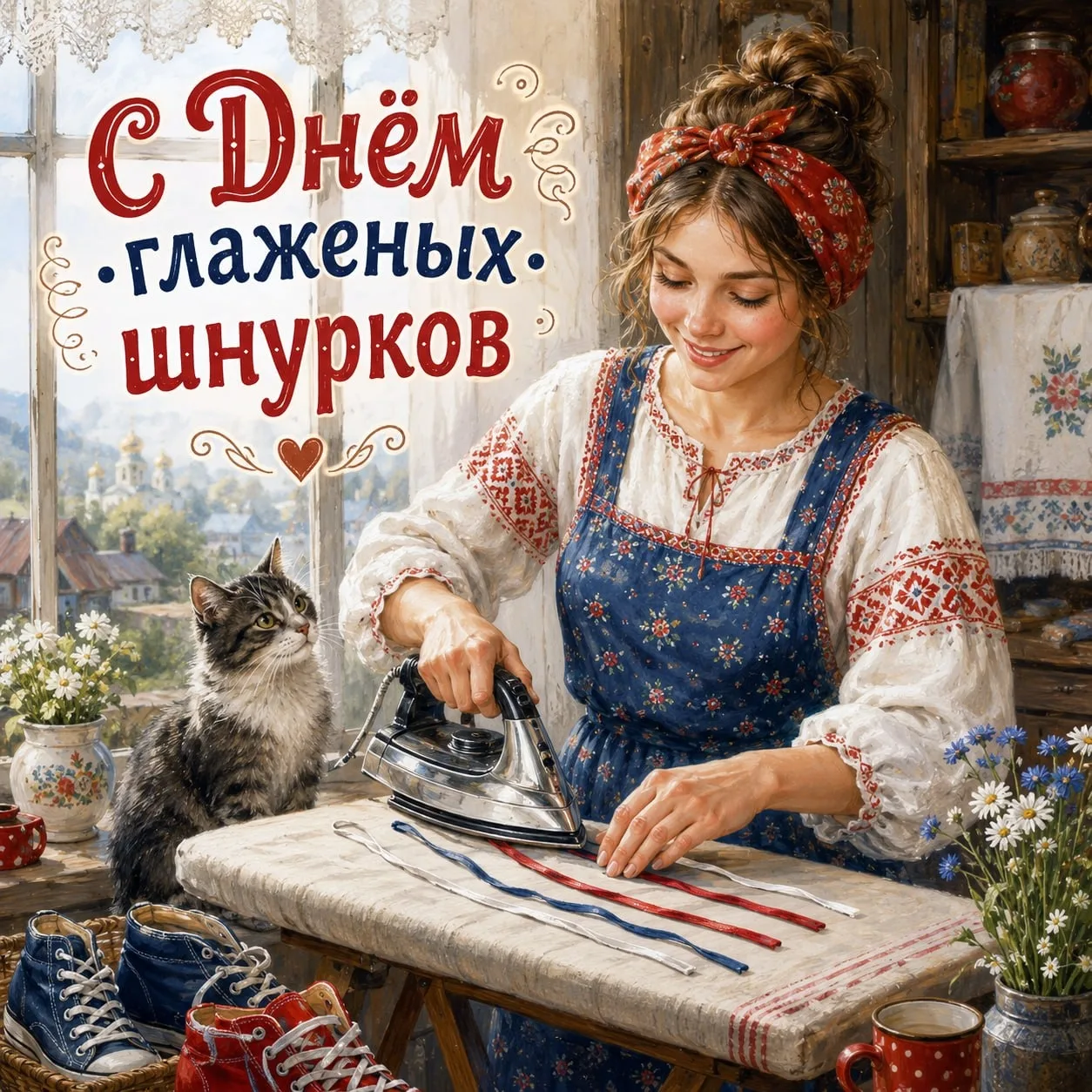 👟😄 Сегодня — День глаженых шнурков  Один из самых необычных и забавных праздников 😊 День глаженых шн
