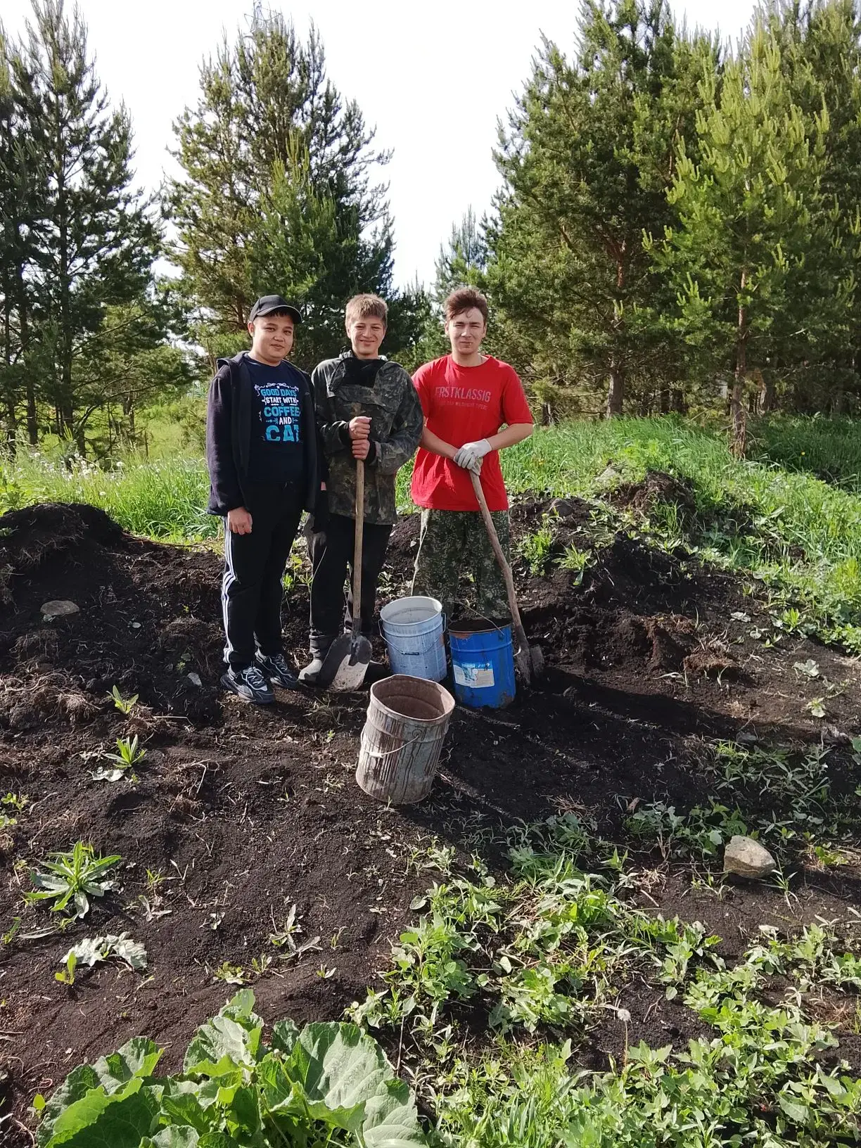 🌱 Наш трудовой десант не сбавляет обороты: школьные клумбы преображаются каждый день! ...