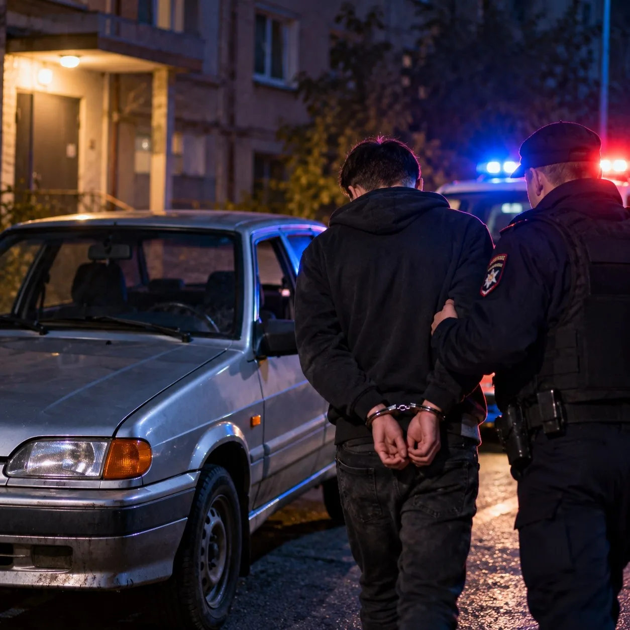 В Красном Луче раскрыли угон ВАЗ-2114 по горячим следам. 24-летний владелец оставил маш...
