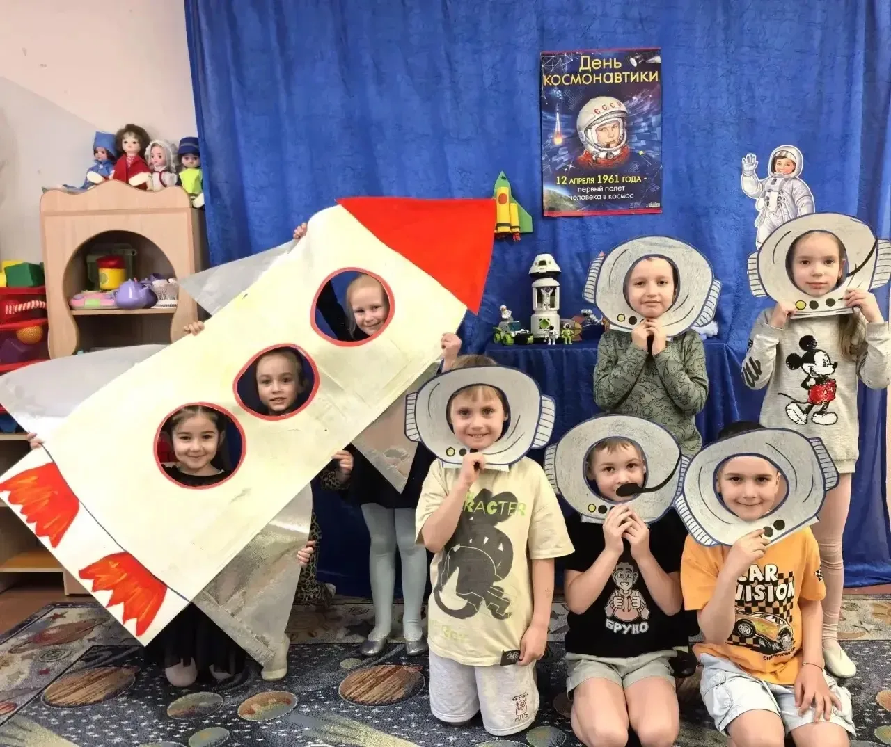 🌟В дошкольных отделениях прошло яркое и космическое событие – День Космонавтики!   🚀Дети с большой р