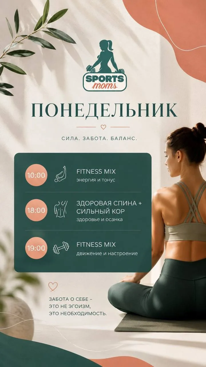 Расписание на понедельник.