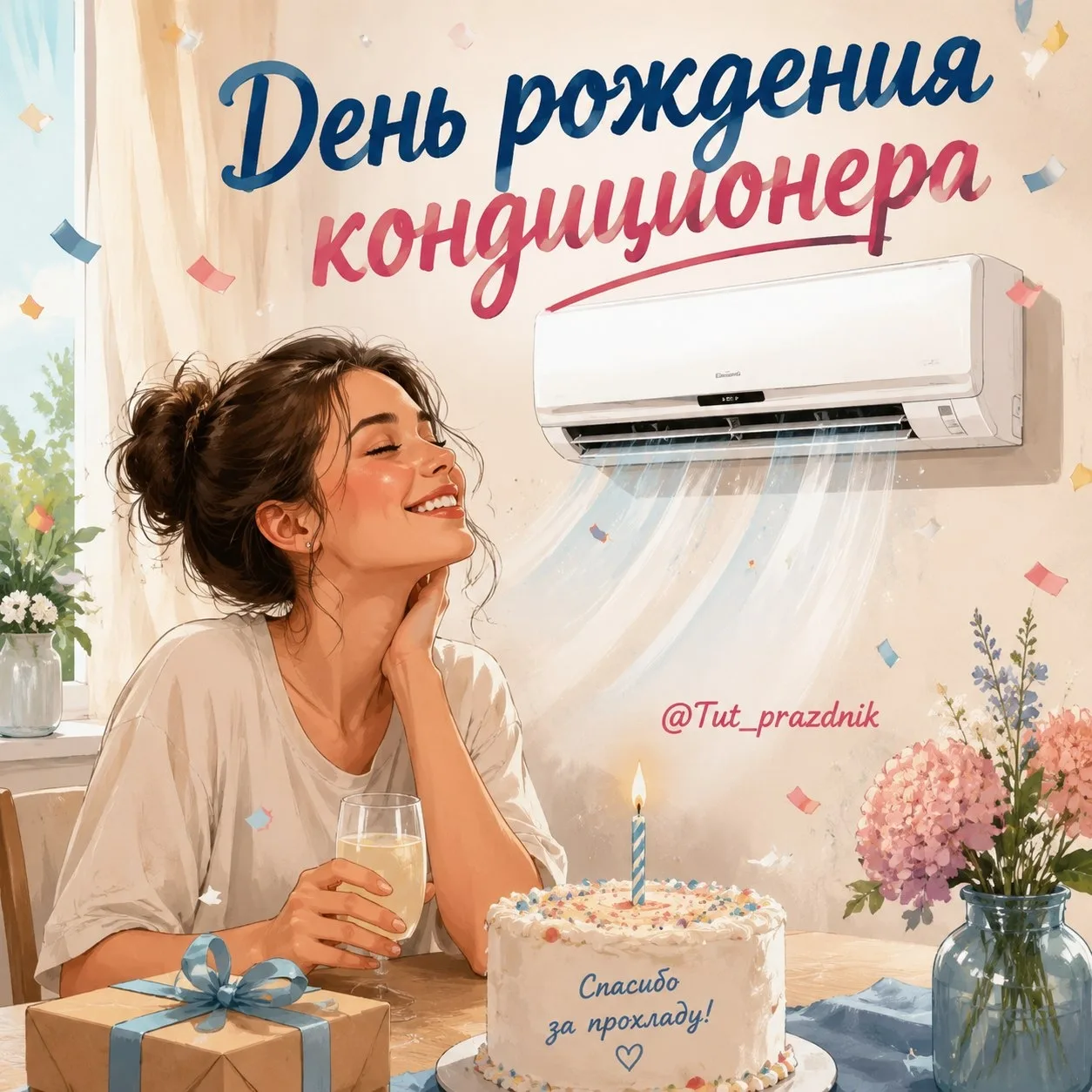 ❄️ 17 июля — День рождения кондиционера ❄️