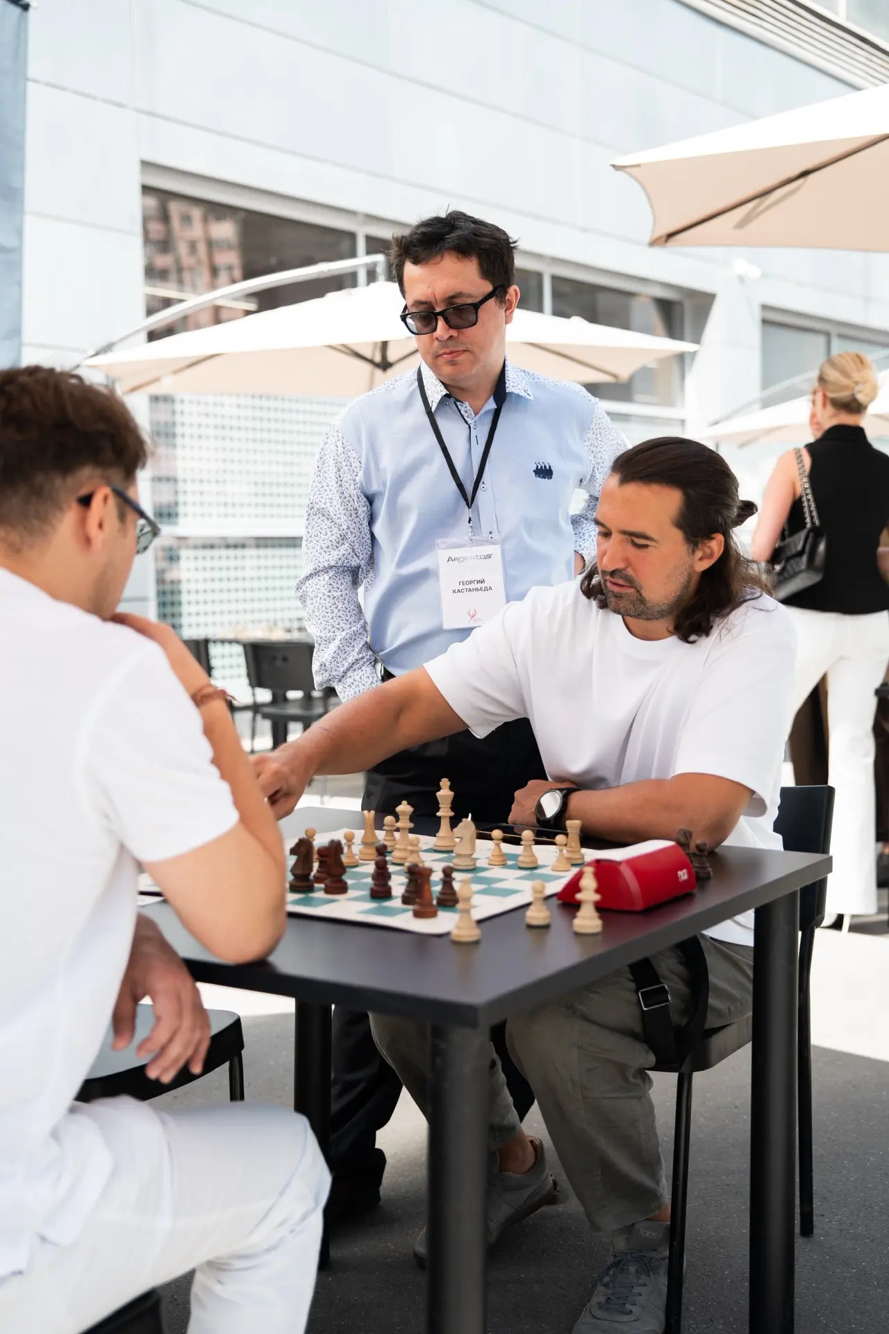 На ChessOpen завершился сеанс одновременной игры МГ Саввы Ветохина с участниками зимово...