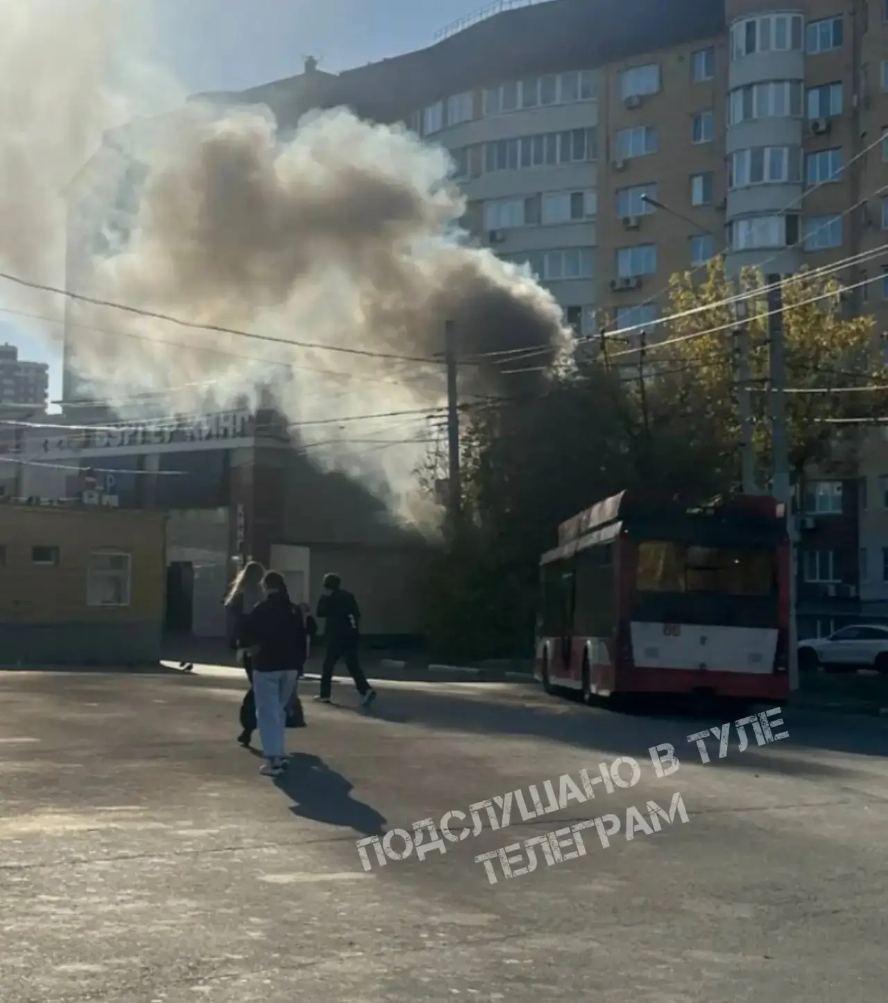 ❗️Возле Бургер Кинга Зеленстрой пожар