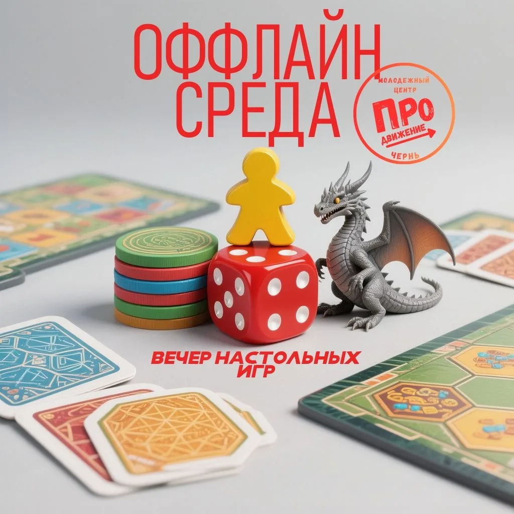 Молодежный центр "ПРОдвижение" поселка Чернь с радостью приглашает на интересный вечер ...